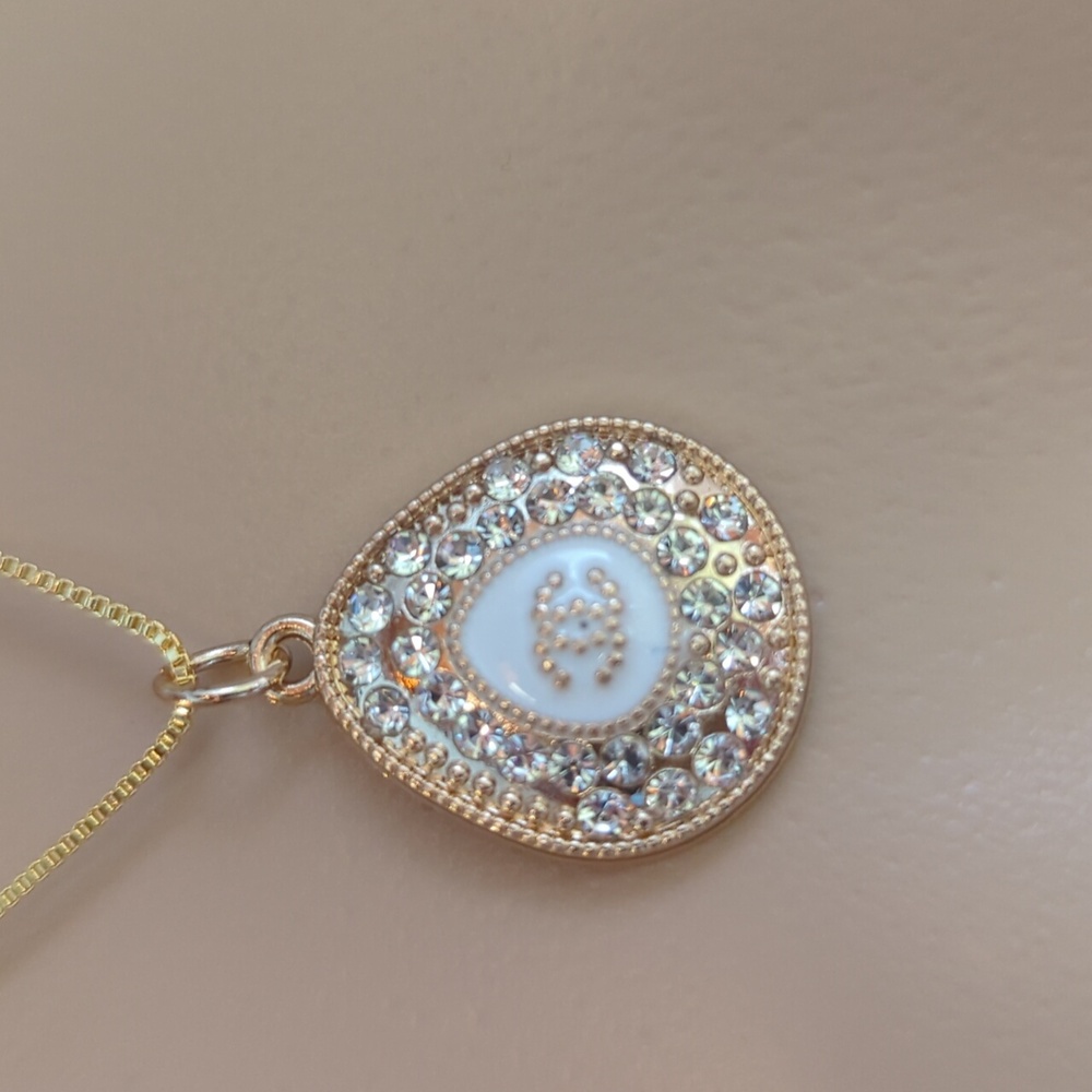 Chanel Stamped Necklace